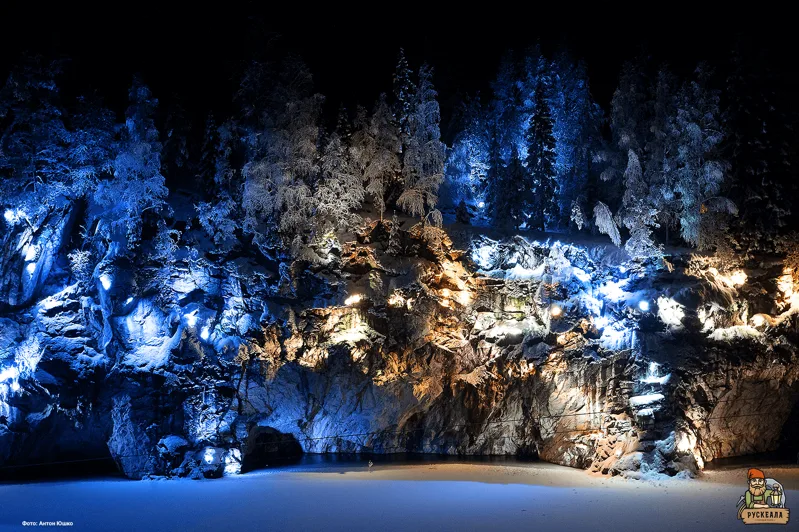 Горный парк «Рускеала» зимой. Фото 2