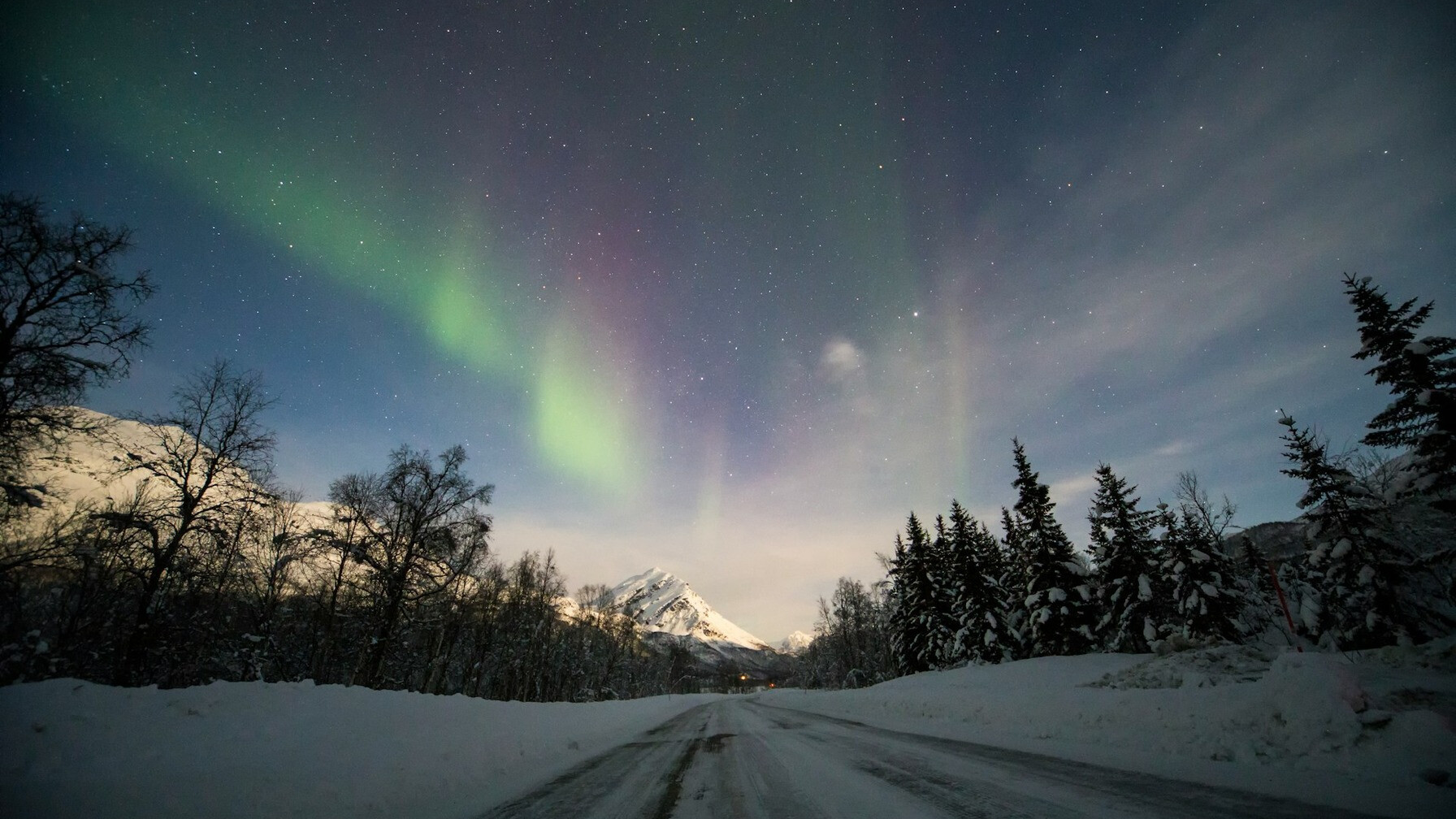 Северное сияние в Карелии #1