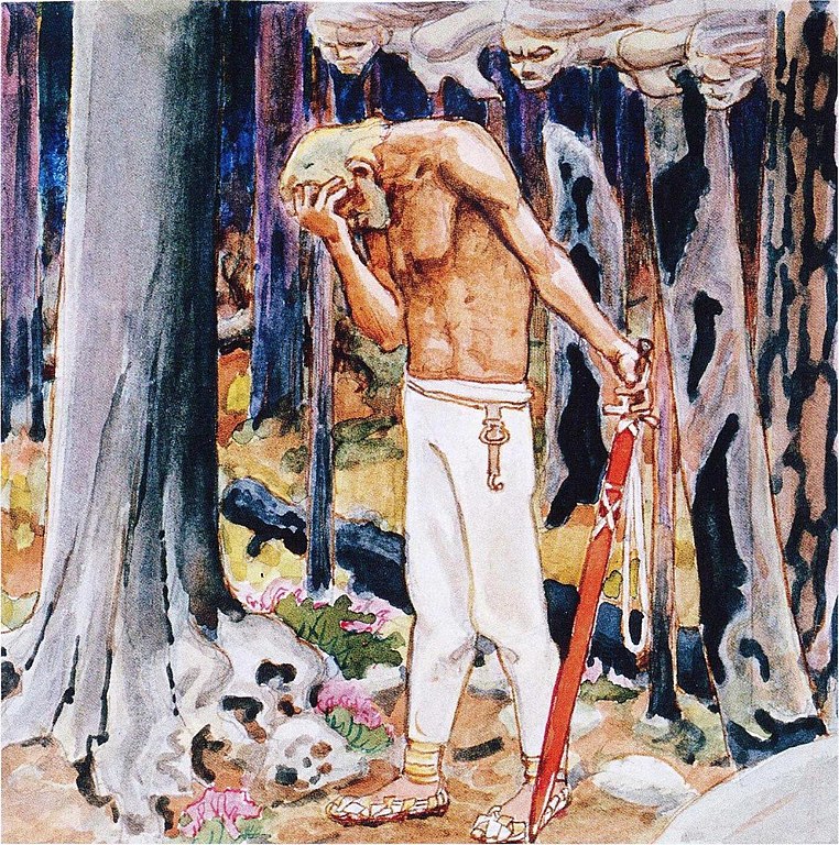 Скорби Кулерво. Аксели Галлен-Каллела, 1918