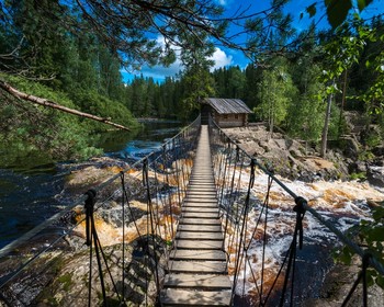 Фото 3 - день 1 Горный парк «Рускеала», водопад Ахвенкоски и деревня викингов «БастионЪ»