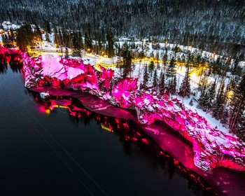 Фото 4 - день 2 Сортавала, интерактивная программа с Дедом Морозом, водопады Ахвенкоски, горный парк «Рускеала»