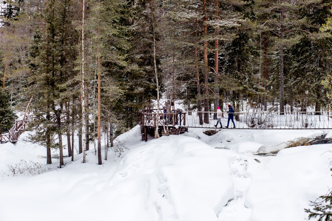 Фото 7 - день 3 Свободное время, интерактив с Дедом Морозом, водопады Ахвенкоски, парк «Рускеала»