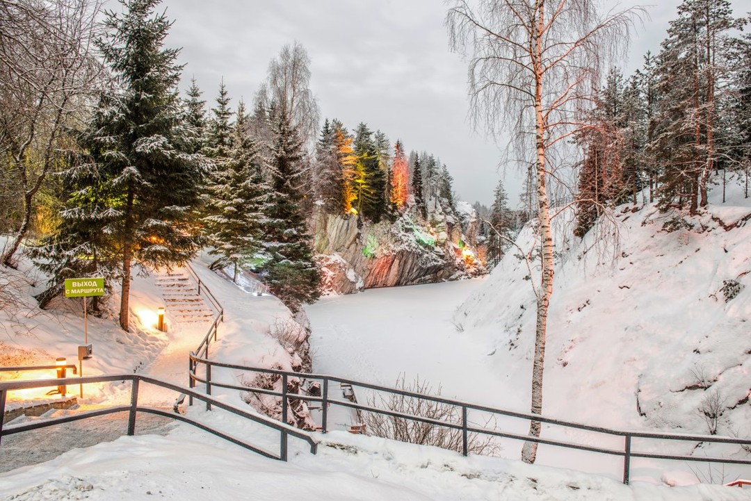 Фото 3 - день 3 Водопады Ахвенкоски, горный парк «Рускеала»