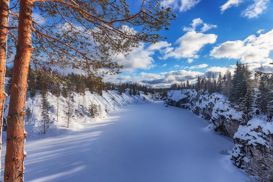 Фото 2 - день 1 Элисенваара, водопады Ахвенкоски, парк «Рускеала»