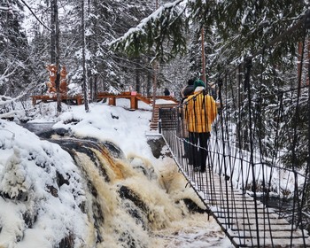 Фото 4 - день 1 Крепость Корела, лютеранская кирха, дегустация иван-чая, водопады Ахвенкоски, «Рускеала»