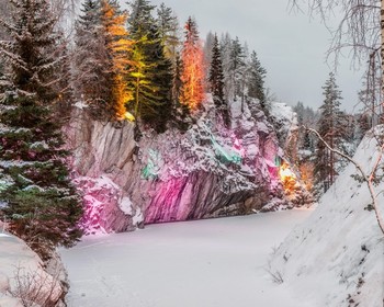 Фото 2 - день 2 Водопады Ахвенкоски, горный парк «Рускеала», ретропоезд