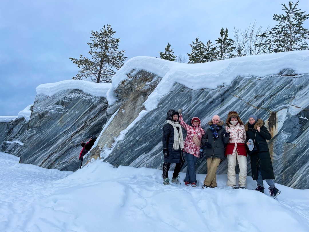 Фото 2 - день 2 Путешествие на ретропоезде, горный парк «Рускеала» и подземные штольни