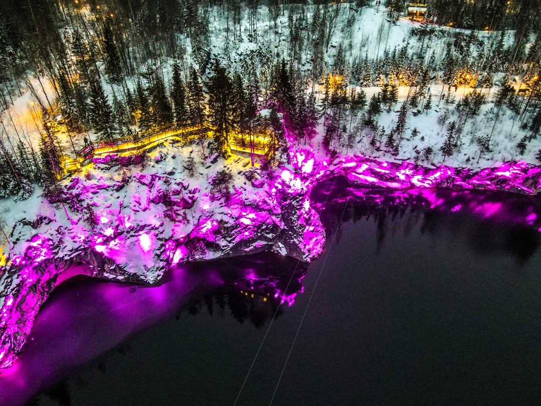 Фото 4 - день 2 Свободное время или экскурсия по Сортавале, чаепития и игры с Дедом Морозом, водопады Ахвенкоски и «Рускеала»