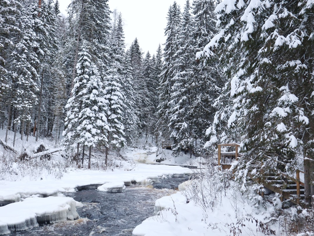 Фото 4 - день 1 Заповедник «Кивач», вотчина Талви Укко, интерактив в Киндасово, отдых в глэмпинге