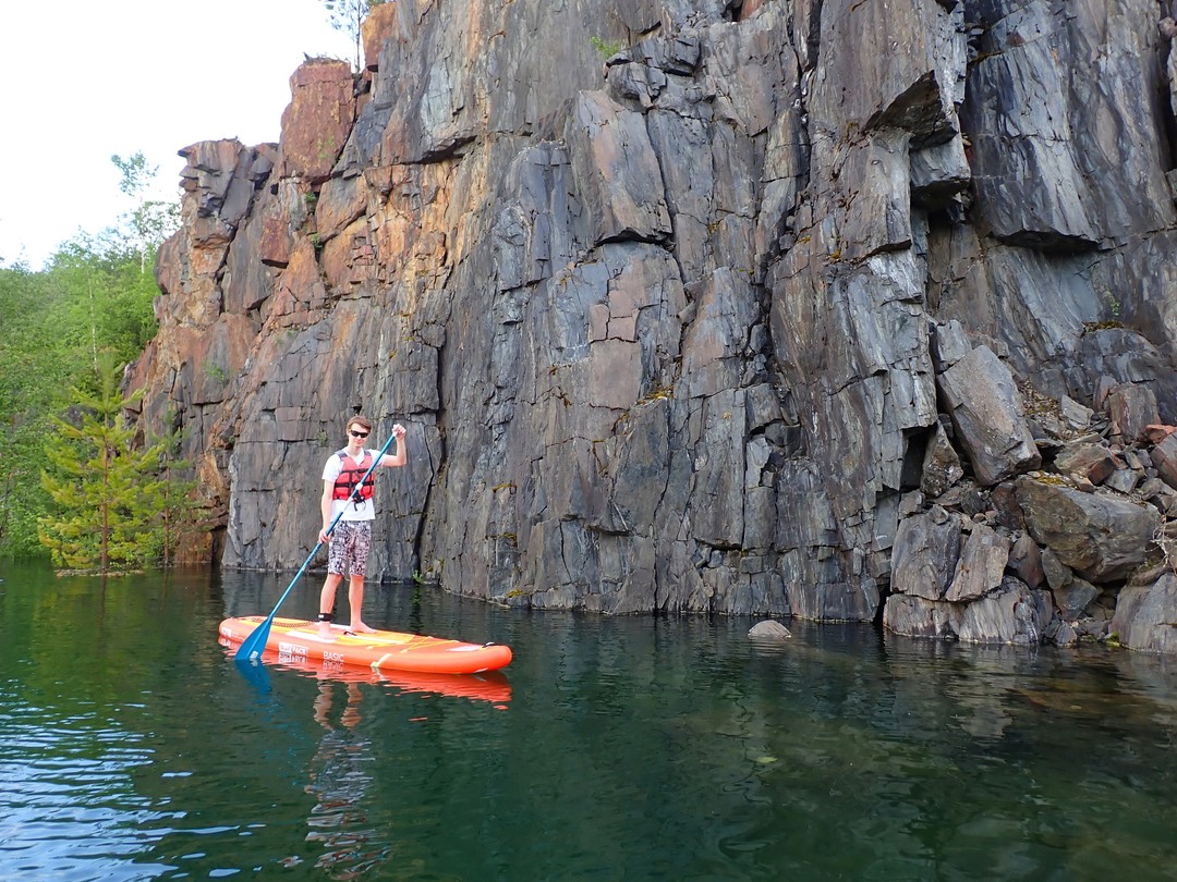 Фото 3 - день 1 Прогулка на сапах по Мраморному карьеру Фото 3 - день 1 Прогулка на сапах по Мраморному карьеру