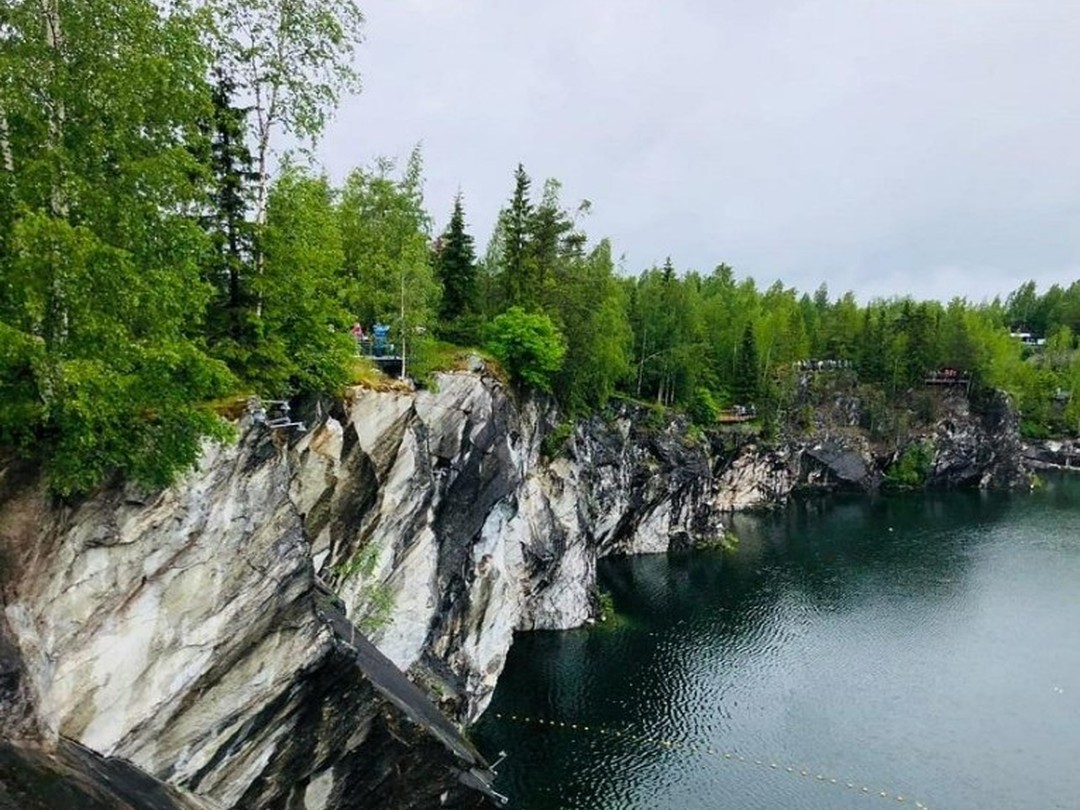 Фото 9 - день 1 Крепость Корела, Тохминские водопады, парк «Рускеала» Фото 9 - день 1 Крепость Корела, Тохминские водопады, парк «Рускеала»